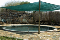 Plunge pool inside boma